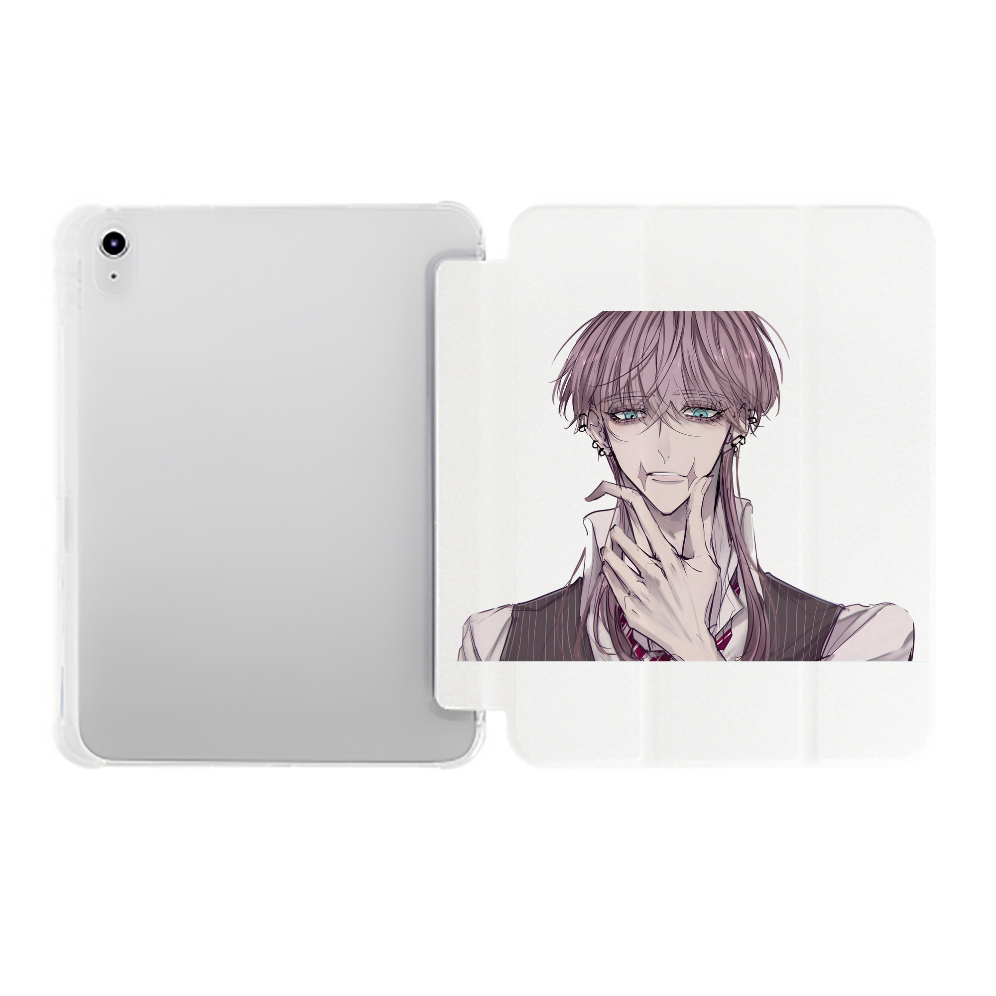 （画像用） 東京リベンジャーズ Tokyo Revengers IPad ケース ペン収納付き 三つ折りスタンド PUレザー×シリコン 対応機種9.5/10.5/10.9インチ
